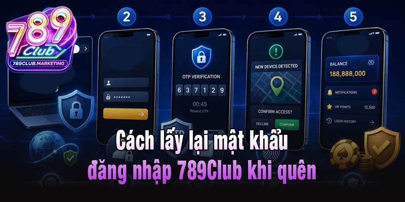 Cách lấy lại mật khẩu đăng nhập 789Club khi quên